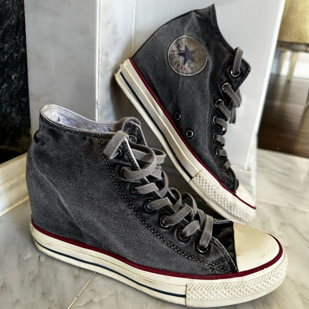 Vintage Converse Chuck Taylor All Star with Lux Mid Hidden Wedge Sz 8.5